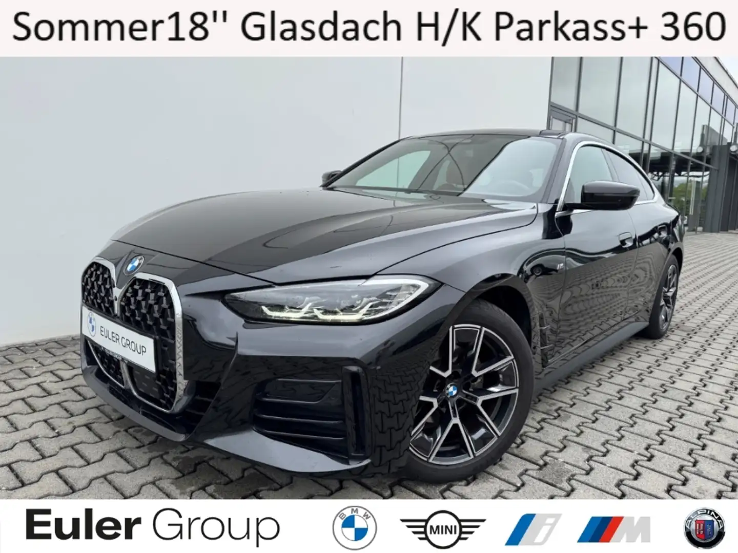 BMW 420 Gran Coupe d xDrive M-Sport Sommer18'' Glasdach Sp Schwarz - 1