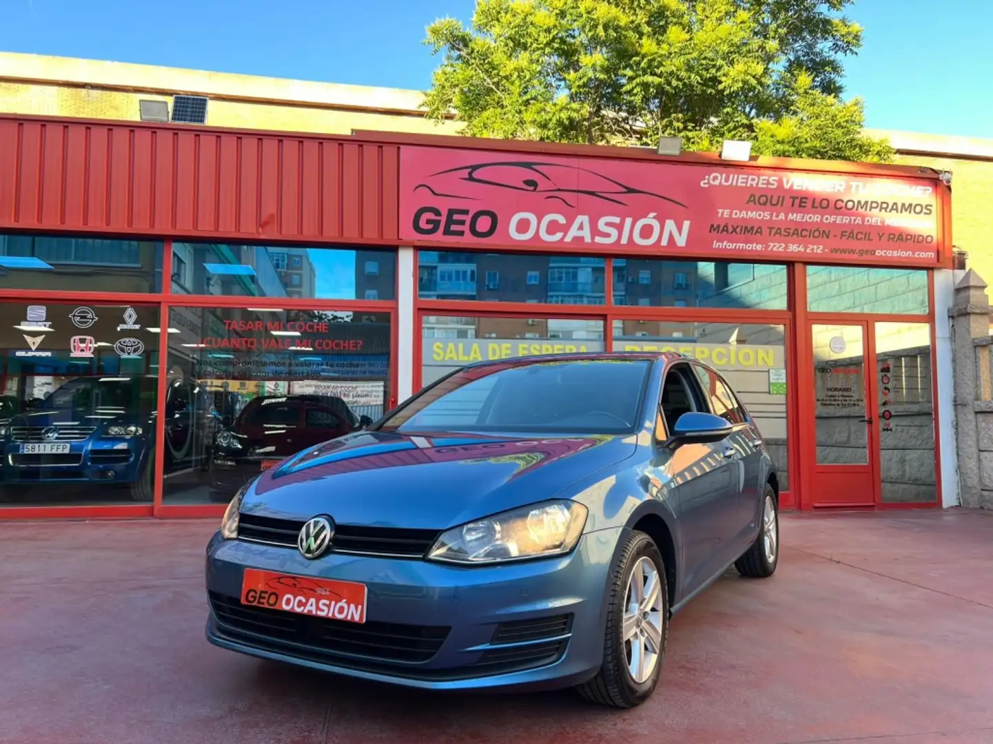 Volkswagen Golf 1.6TDI CR BMT Advance 105 Azul - 1