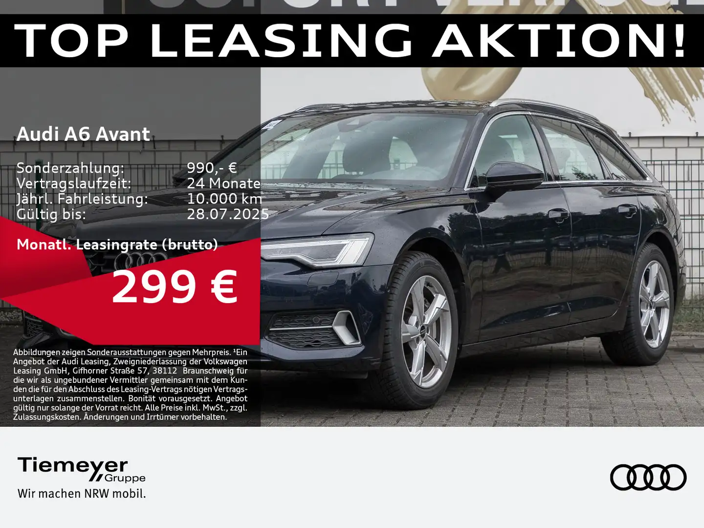 Audi A6 45 TFSI ADVANCED PANO MATRIX ALCANTARA Blau - 1