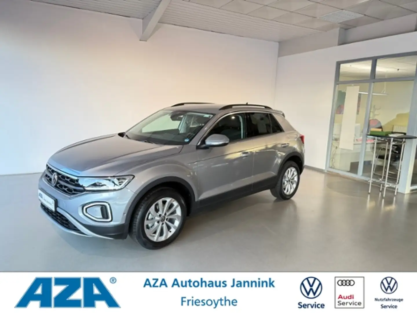 Volkswagen T-Roc 1.0 TSI Life *Kamera*SIH*EPH*AppConn*Multil*ACC* Silber - 1