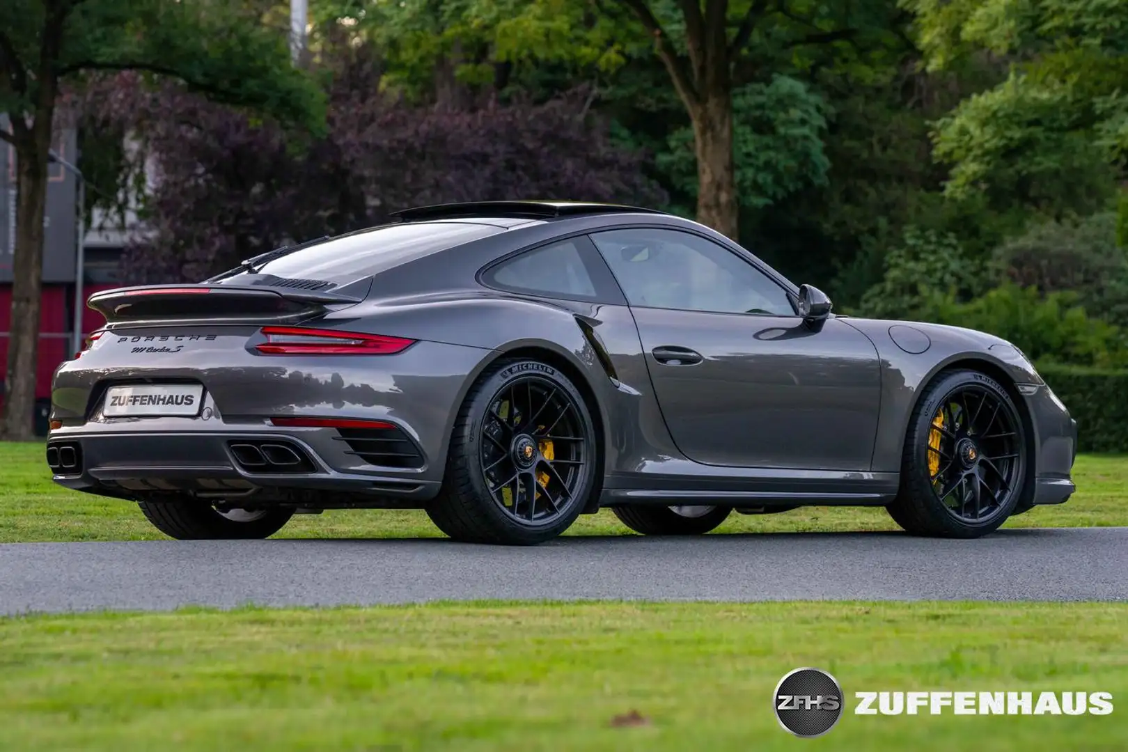 Porsche 991 3.8 Turbo S NL Burmester Panorama Grijs - 2