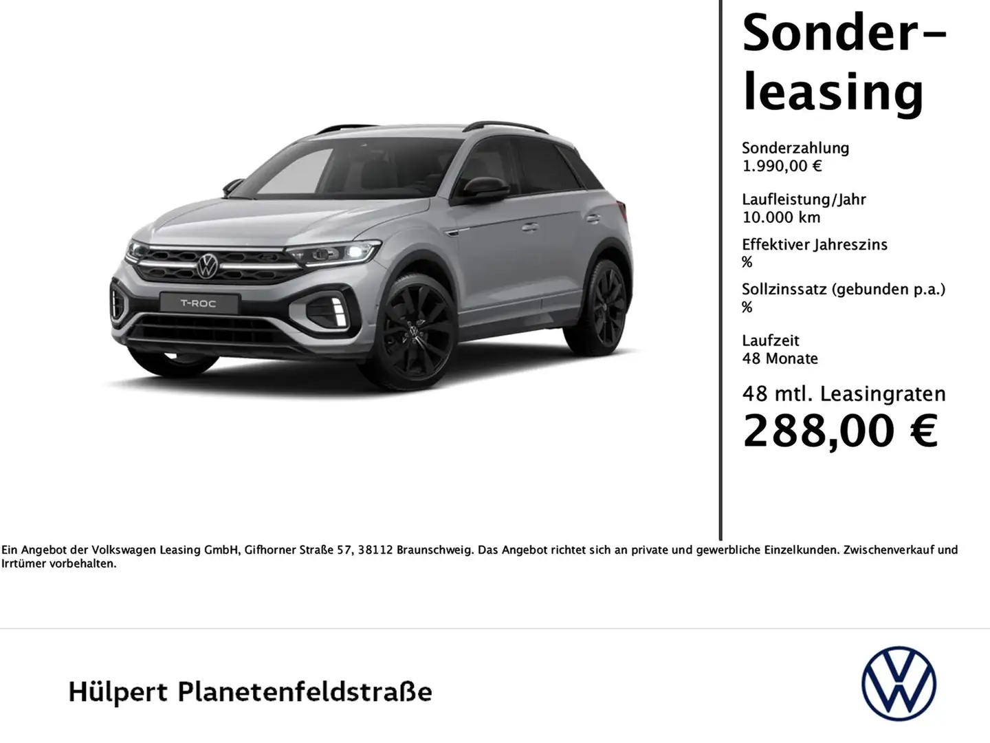 Volkswagen T-Roc 1.5 R-LINE DSG Zilver - 1