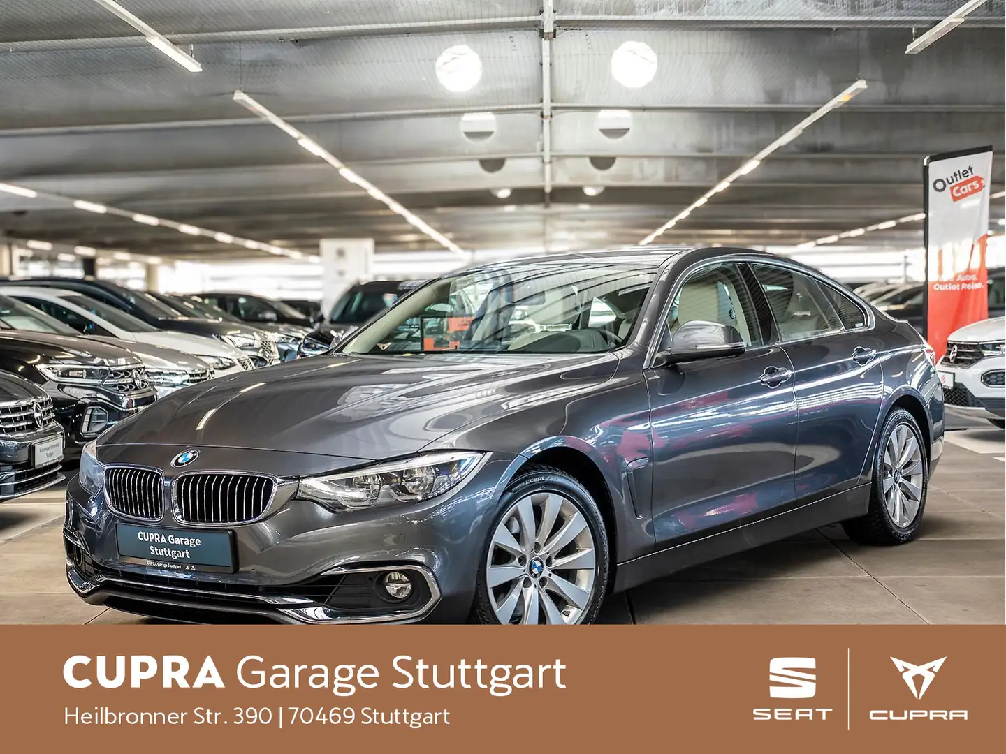 BMW 430 4er Gran Coupe - 430 i Luxury Line (EURO 6d- Gris - 1