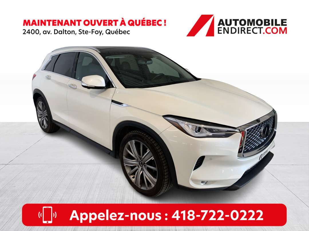 2021 Infiniti QX50 Sensory AWD Mags Cuir Toit Pano GPS Sièges Chauffa
