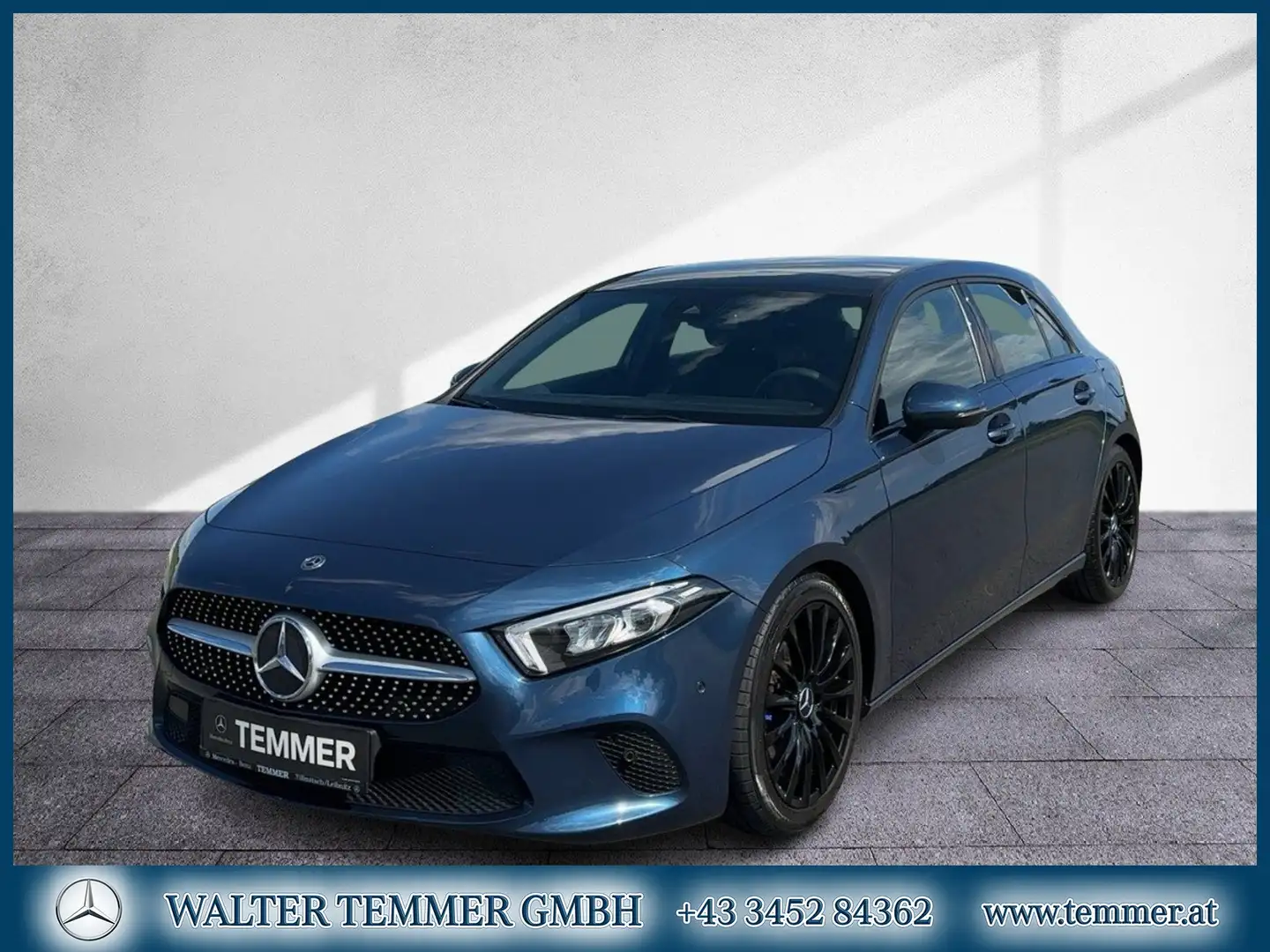 Mercedes-Benz A 180 d Style Aut PANO LED RKam Navi Shz Blau - 1