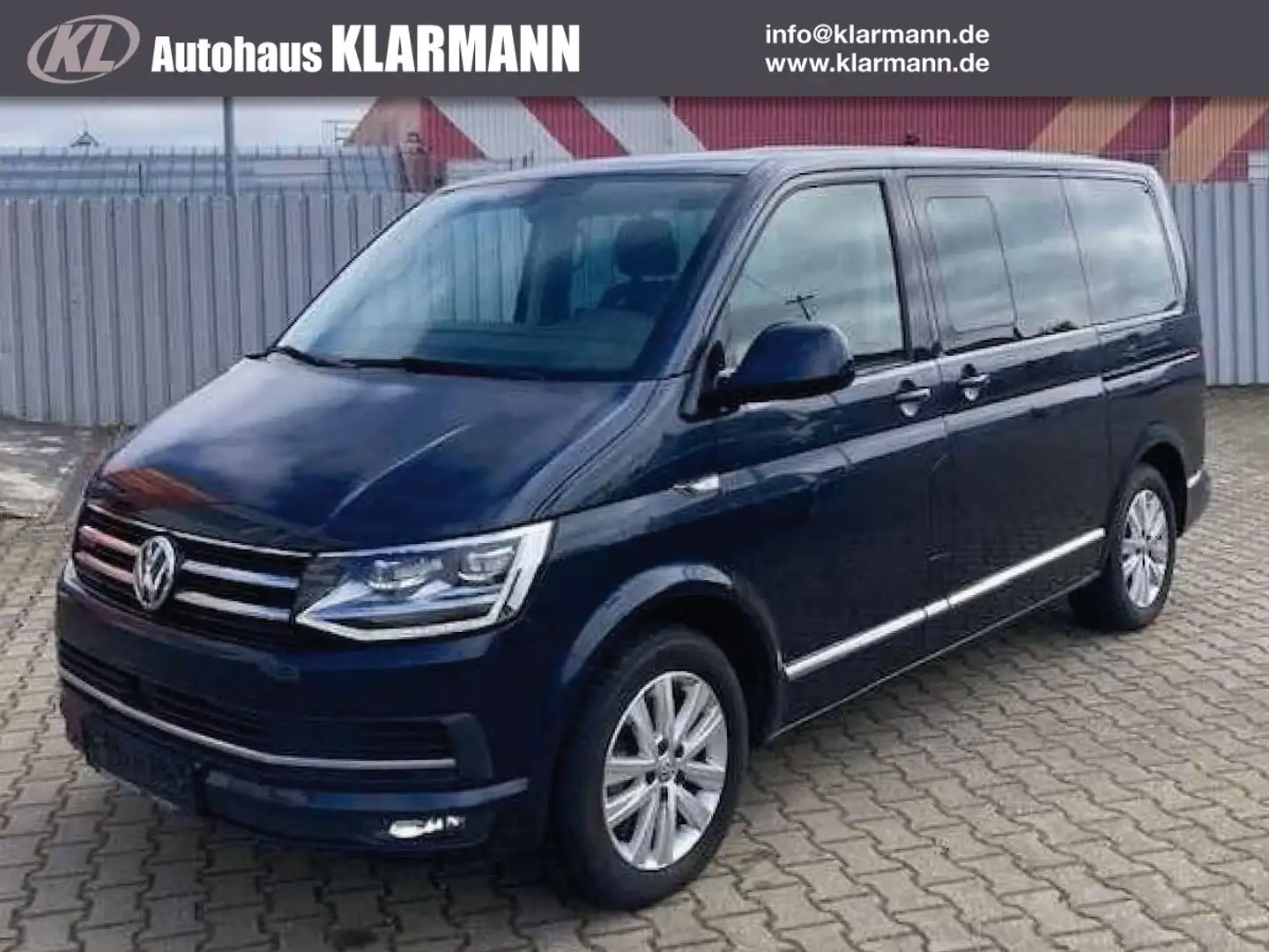Volkswagen T6 Multivan Highline 4Motion/DSG/Leder/Navi/AHK/Kamera/6-Sitze Blau - 1