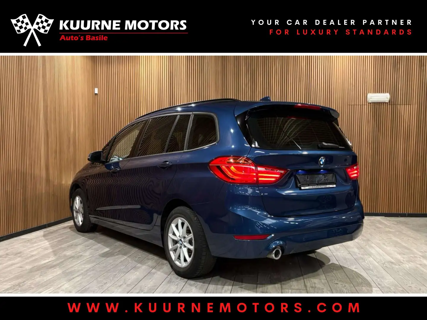 BMW 216 dA GT Alu16\/Led/Gps/Pdc/Bt/Airco *1j garantie* Blauw - 2