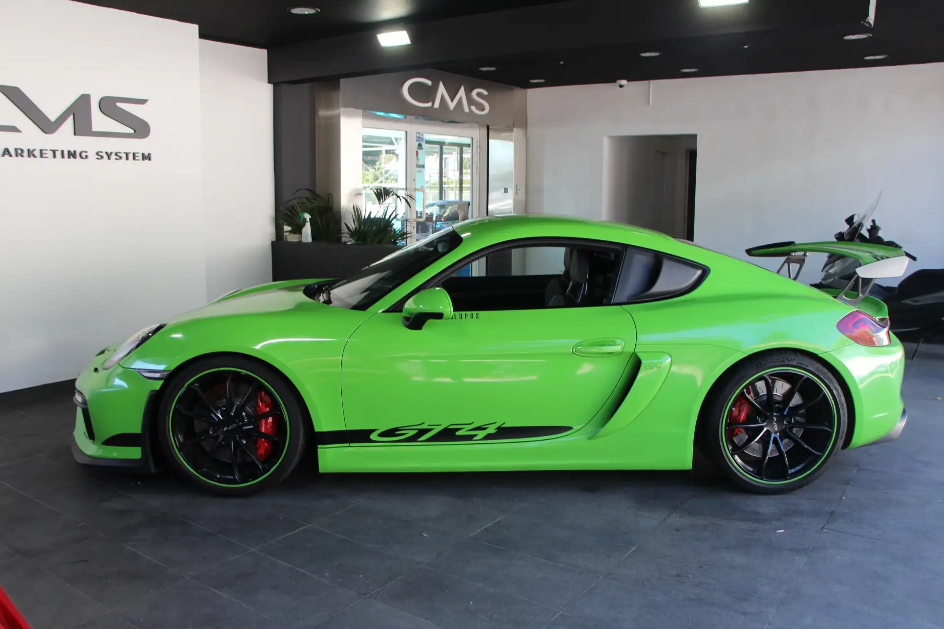 Porsche Cayman Cayman GT4 2015 초록 사진 5