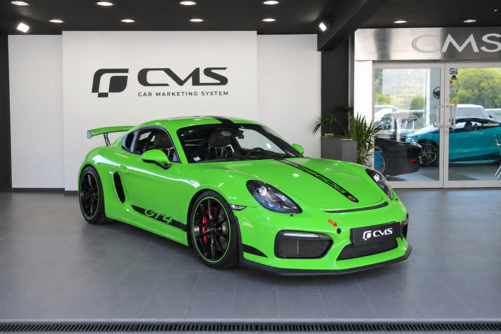 Porsche Cayman Cayman GT4 2015 초록 사진 1