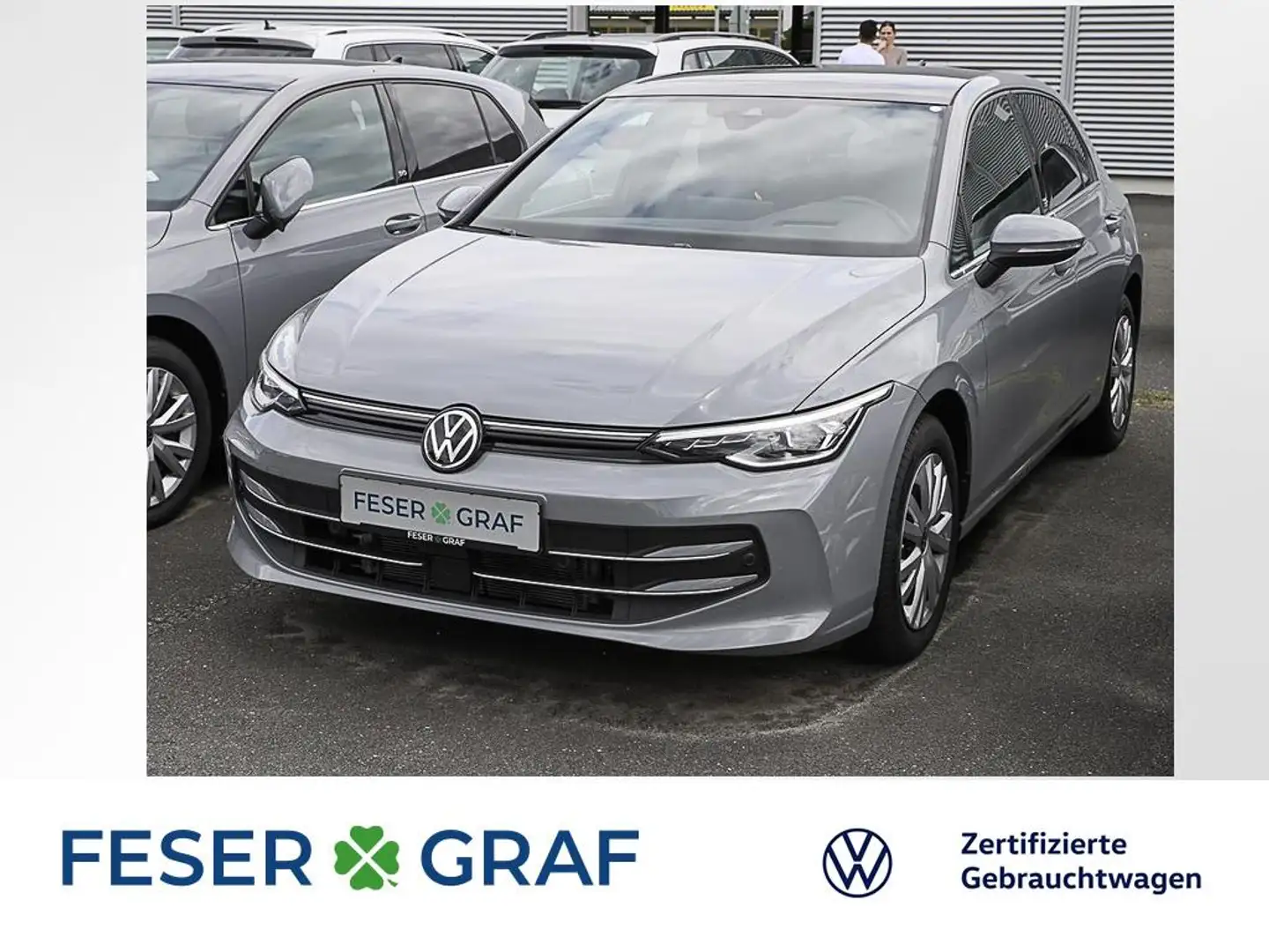 Volkswagen Golf 8 50Jahre 1.5 eTSI DSG Navi Pano AHK HUD Grau - 1