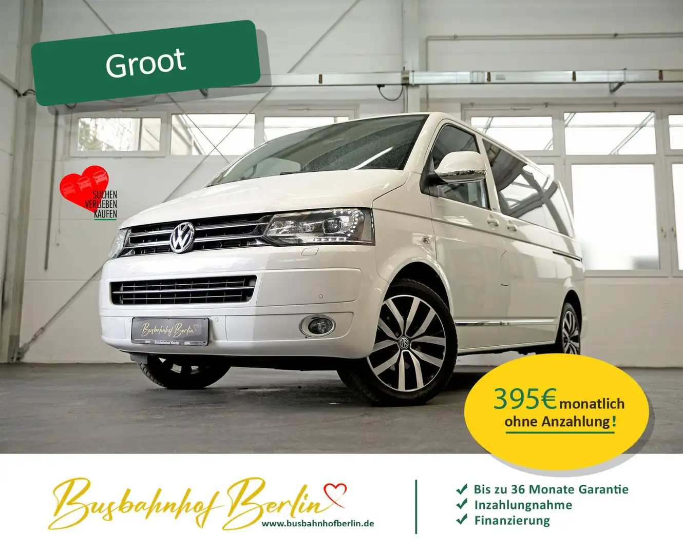 Volkswagen T5 Multivan CUP Bi-Xenon 2 Schiebetüren 1.Hand Alb - 1