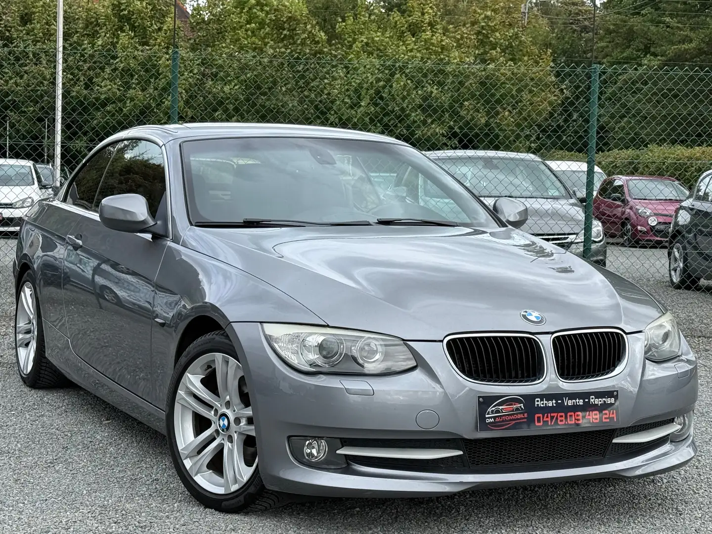 BMW 320 dA Cabriolet FACELIFT/GARANTIE 12MOIS Gris - 2