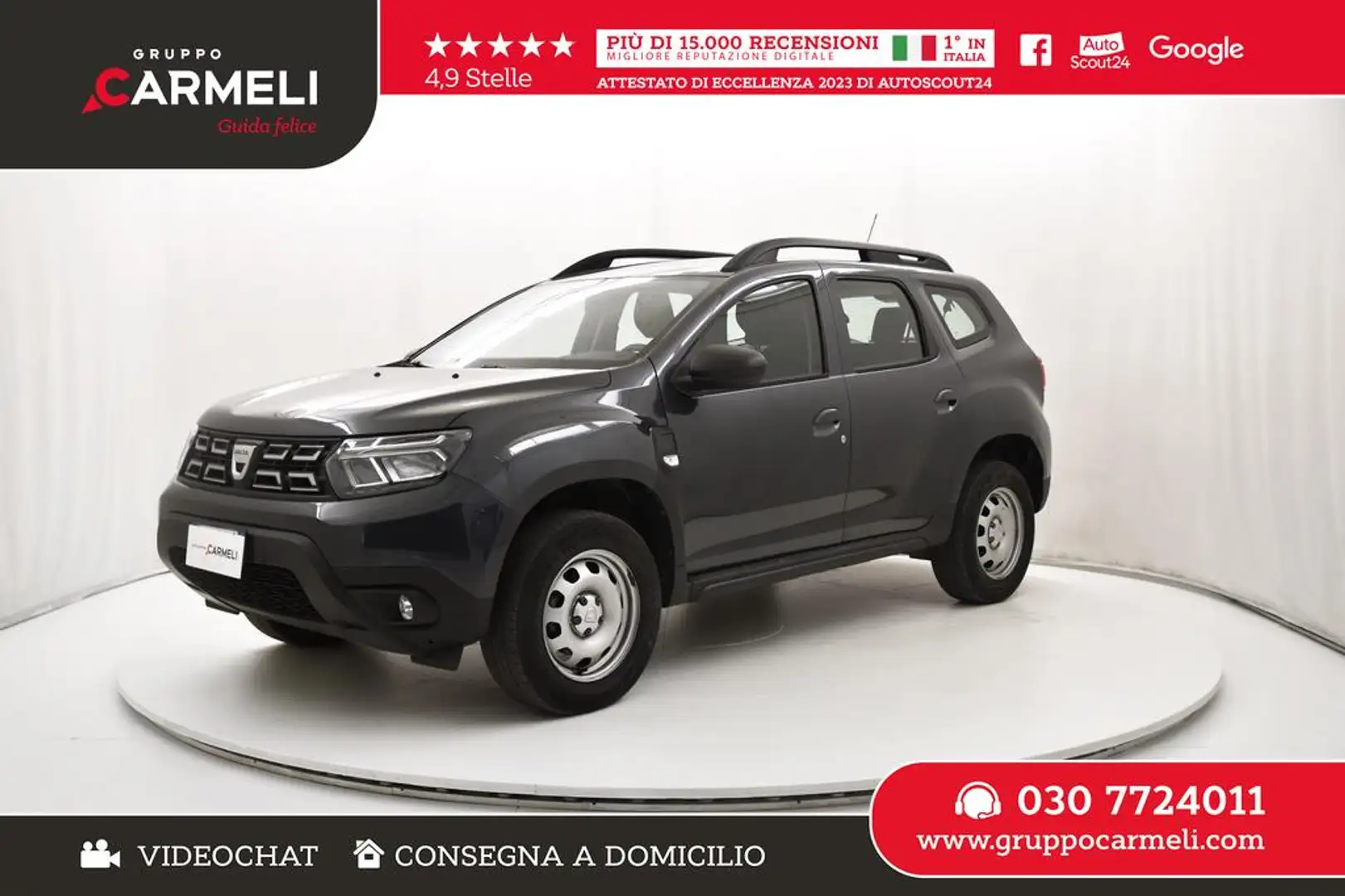 Dacia Duster 1.0 tce Essential Gpl 4x2 100cv Gris - 1