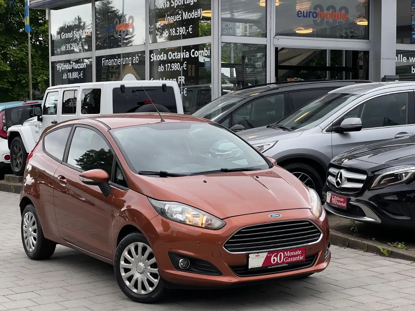 Ford Fiesta Trend *Winterpaket*PDC-v+h*TOP-Zustand* Braun - 1