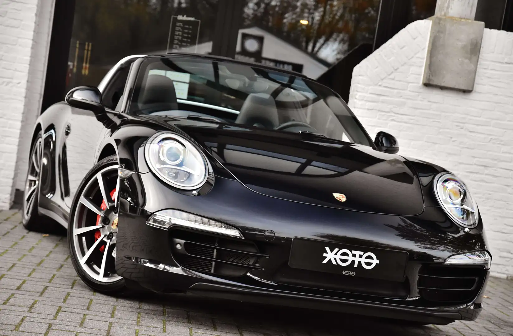 Porsche Targa 991 C4S 3.8i TARGA PDK *** 1HD. / BELGIAN CAR*** Negru - 2