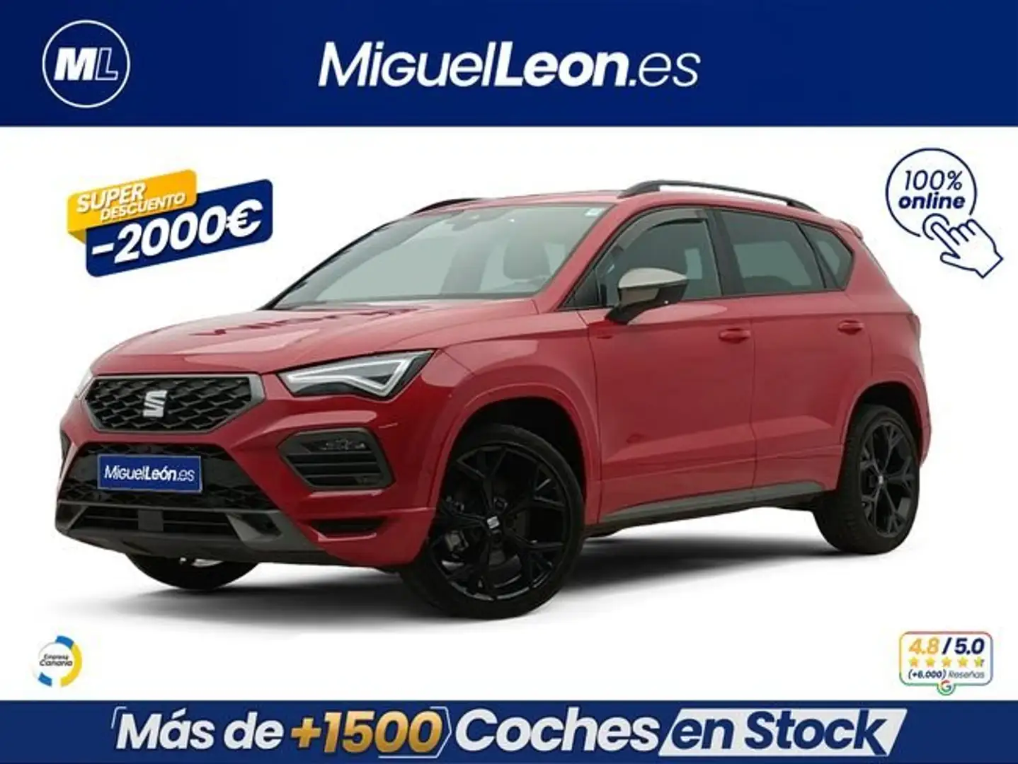 SEAT Ateca 1.5 TSI 110kW (150CV) FR Special Edition Rojo - 1