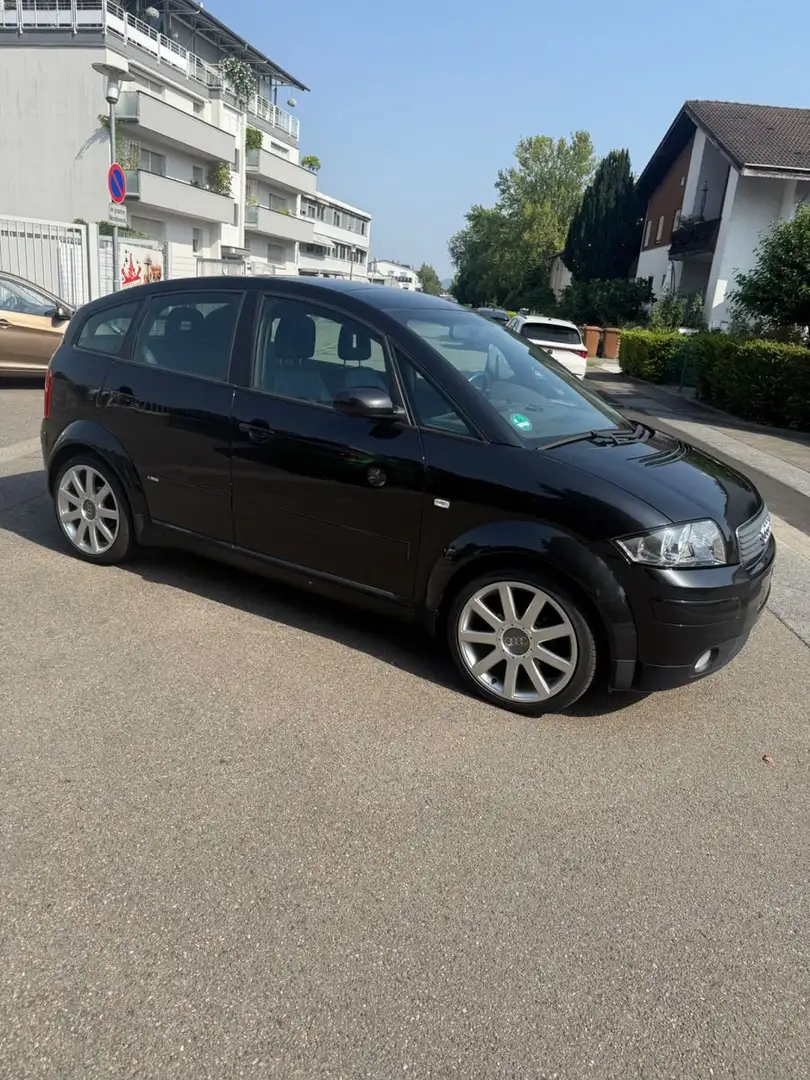 Audi A2 1.4TDI S-Line Vollleder Navi Panoramadach Fekete - 1