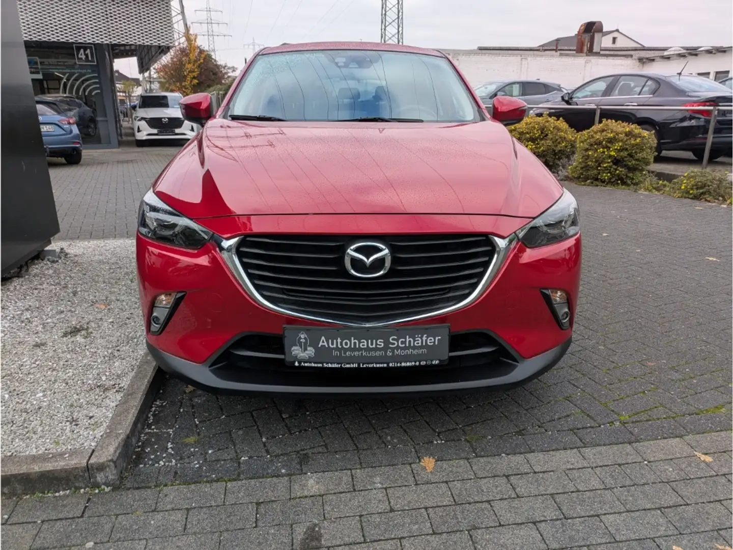 Mazda CX-3 Exclusive Navi LED Klimaautom Fahrerprofil Kom-pak Rot - 2