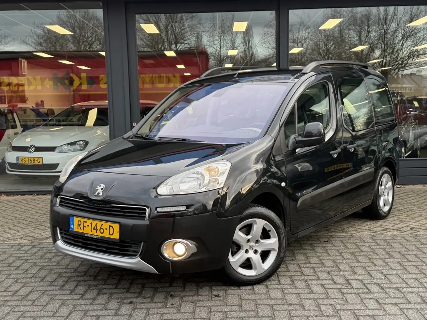 Peugeot Partner Tepee 1.6 VTi Access Airco 2x Schuifdeur ''Elektr. Schwarz - 1