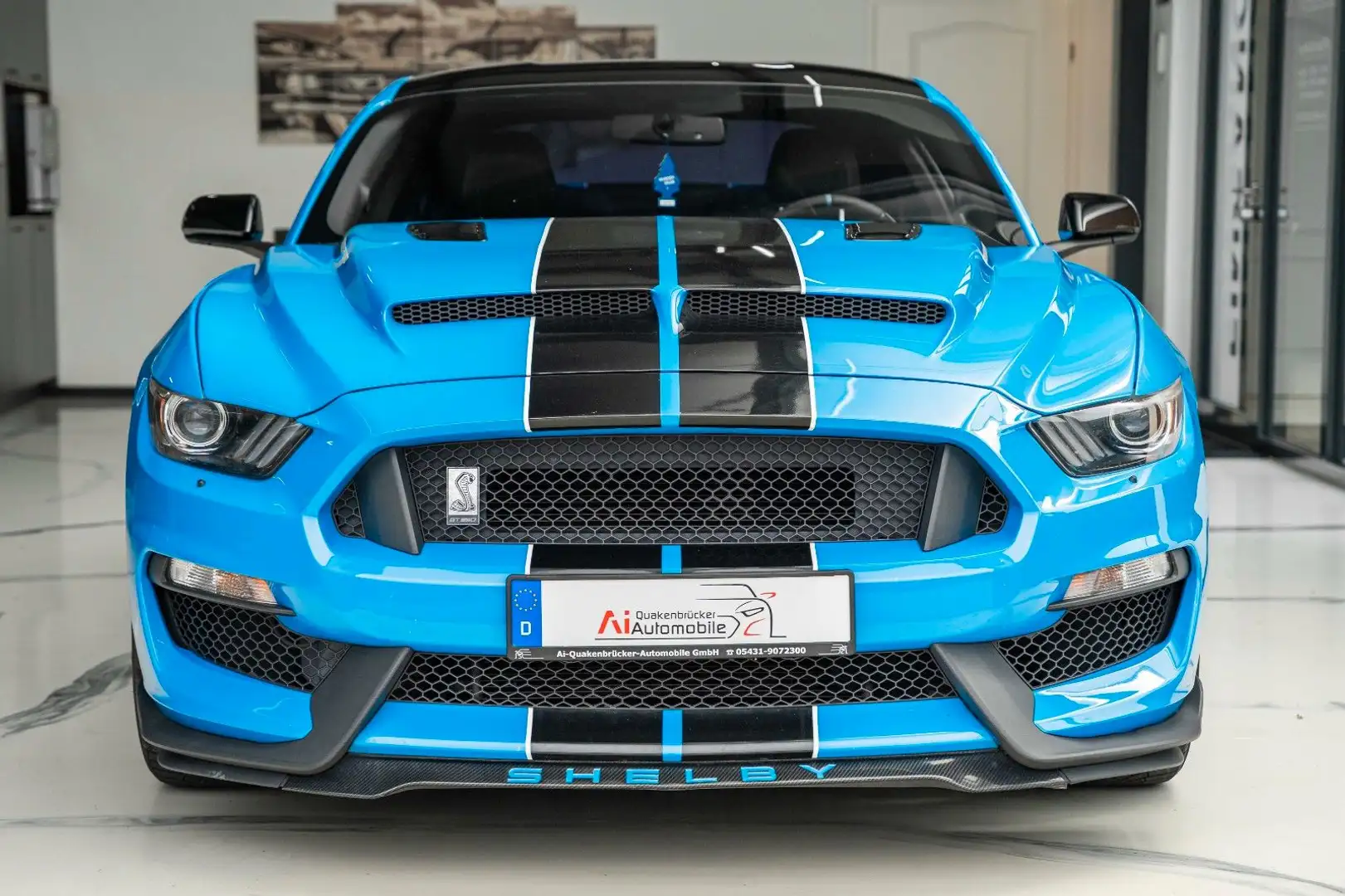 Ford Mustang MUSTANG 3.7 GT350 SHELBY BRC LPG NAV StzHz VOLL Blau - 2