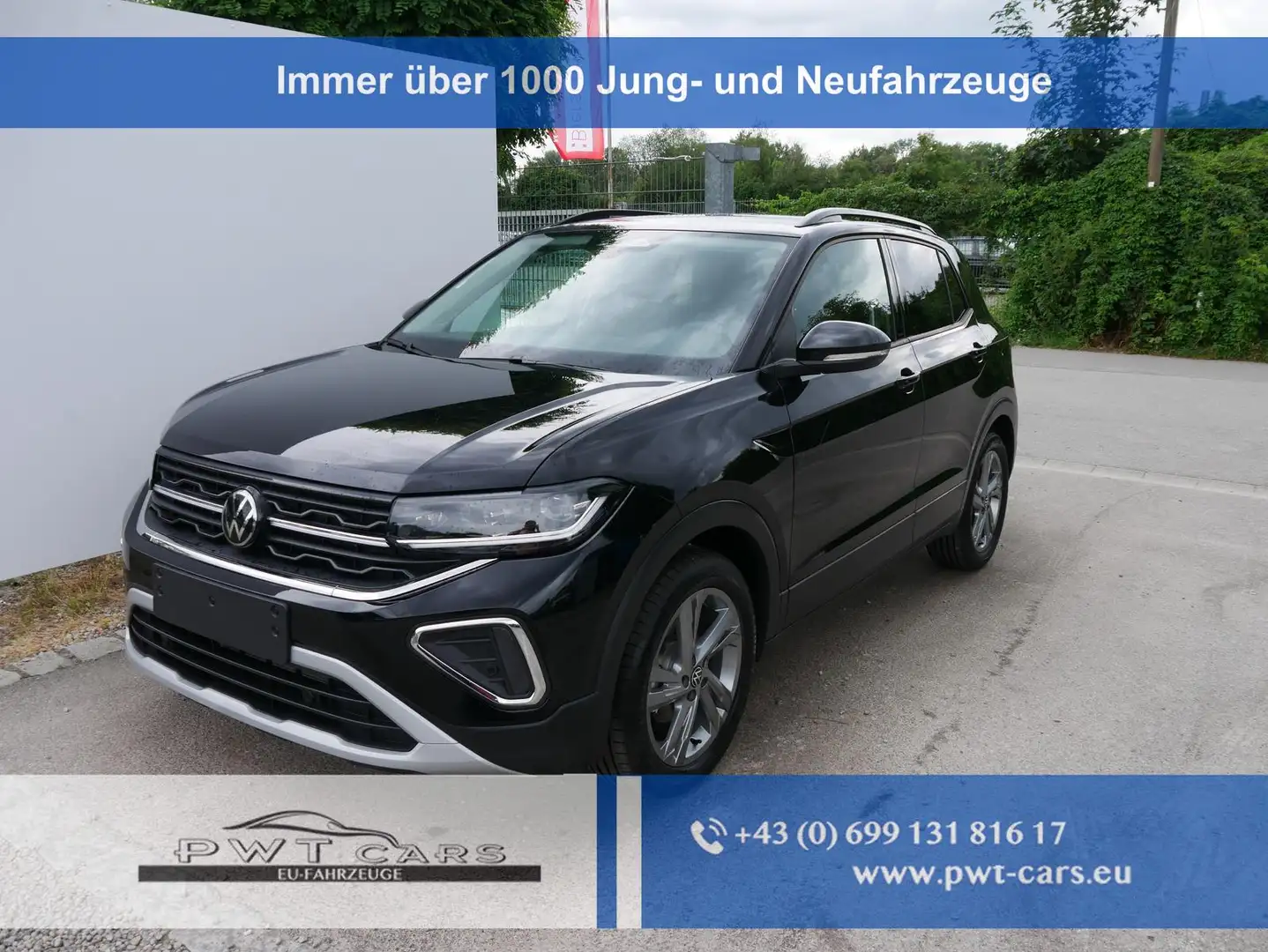 Volkswagen T-Cross LIFE 1.0 TSI DSG LIFE*IQ.LIGHT*LED-MATRIX*KAMER... Schwarz - 1