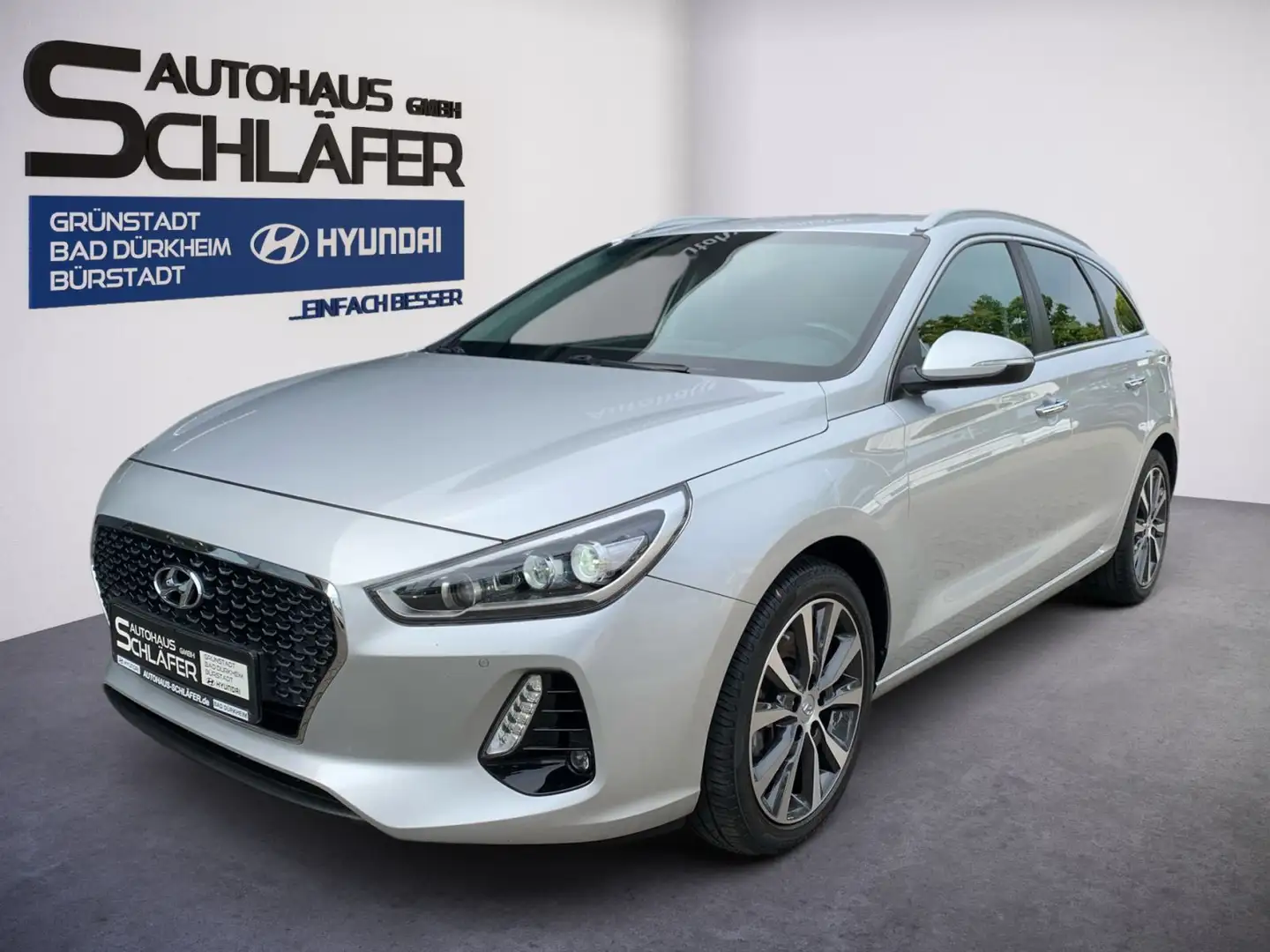 Hyundai i30 Kombi 1.4 T-GDI Style Navi LED 1Hd Argento - 1