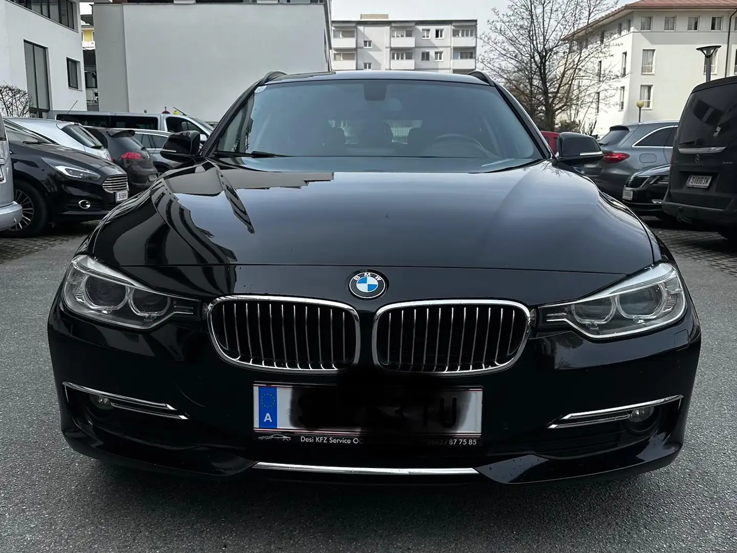 BMW 318 318d Touring Schwarz - 1