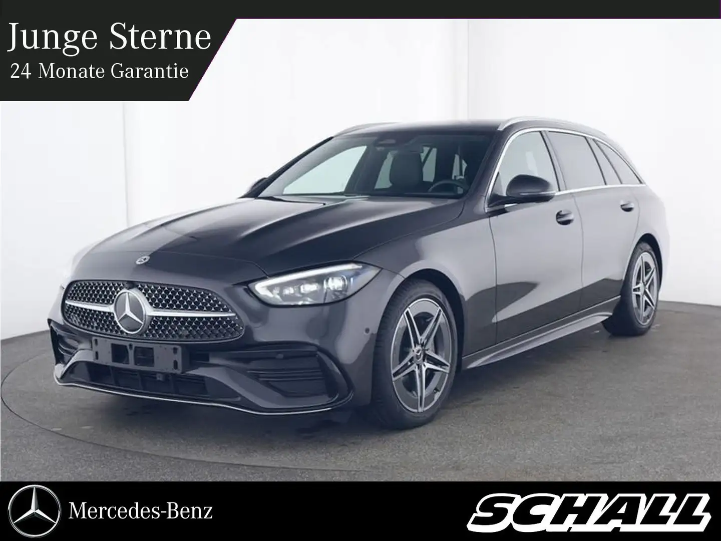 Mercedes-Benz C 300 T d AMG DIGITAL+HEAD-UP+AHK+KAM+NAVI+SOUND Grau - 1