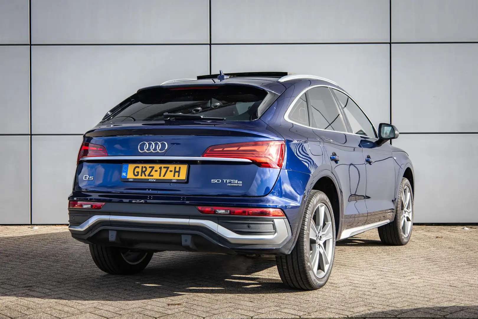 Audi Q5 Sportback 50 TFSIe 299pk PHEV S Edition | SoH 97% Bleu - 2