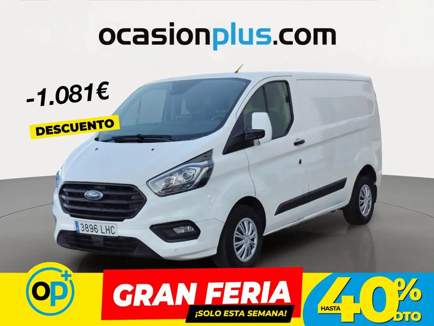 Ford Transit Custom FT 280 L1 Van Trend EcoBlue Hybrid Blanco - 1