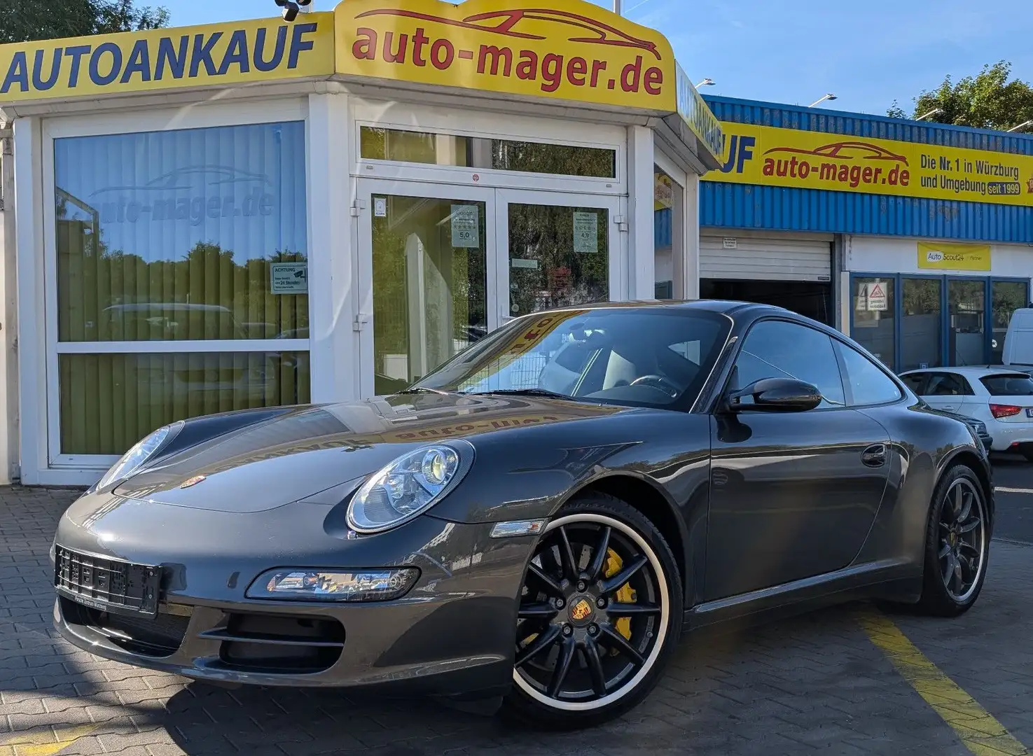 Porsche 997 911 4SCoupe*SportAuspuff*KeramikPCCB*X51 WLS Gris - 1
