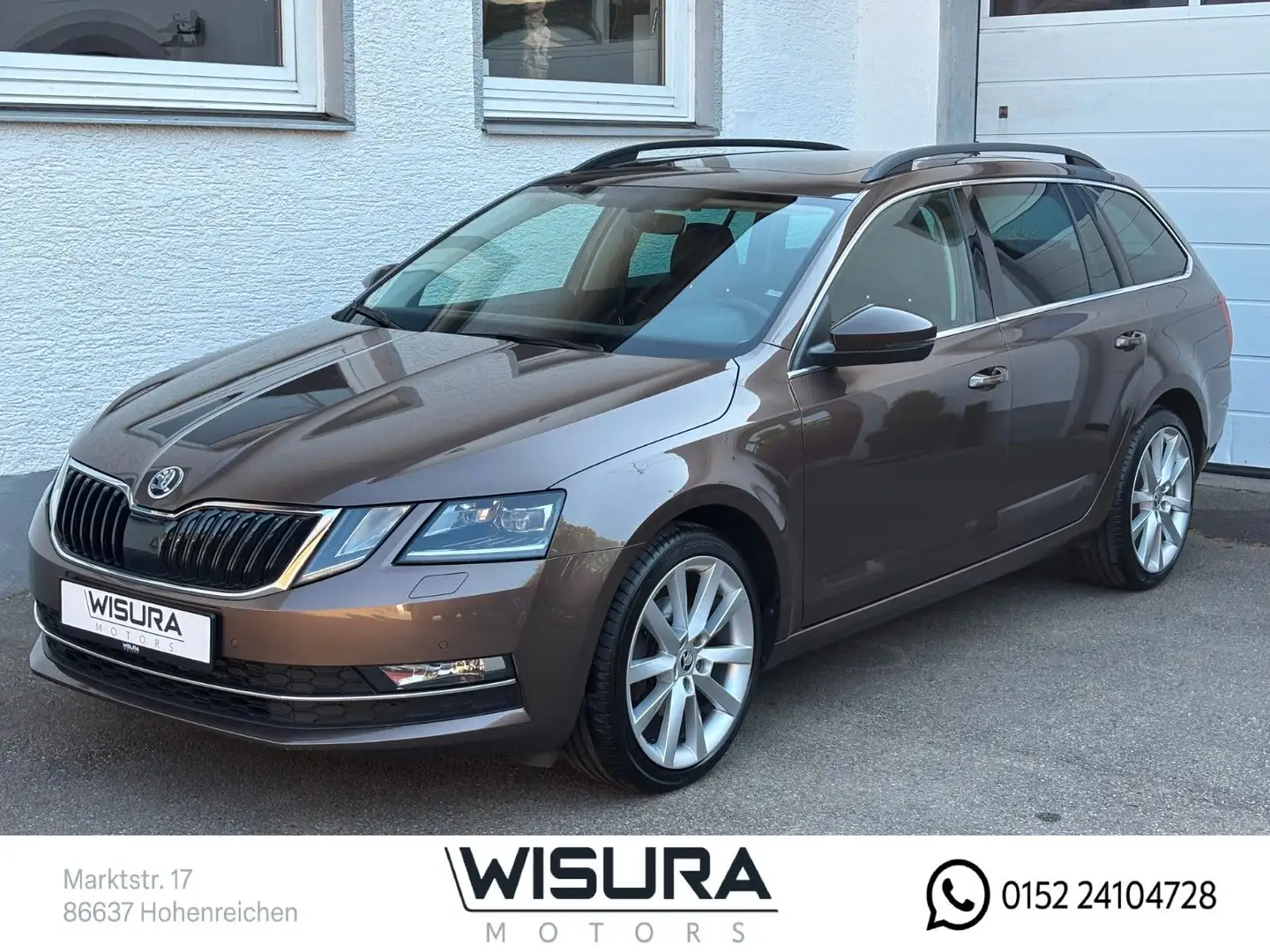 Skoda Octavia Combi Style 2.0 TDI DSG NAV PANO Teilled Brun - 1