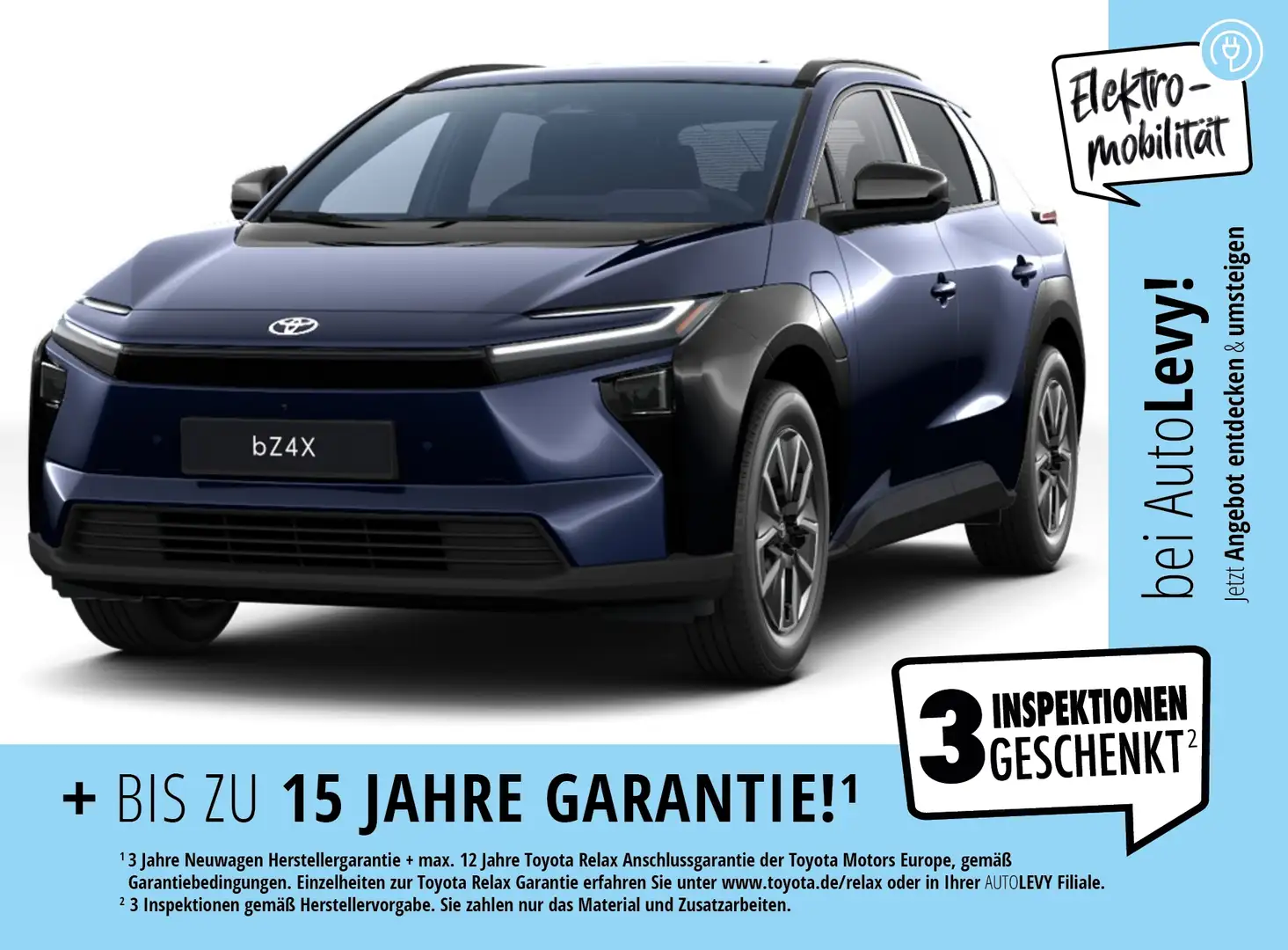 Toyota bZ4X Teamplayer +Neues Modell! *0% Finanzierung* Синий - 1
