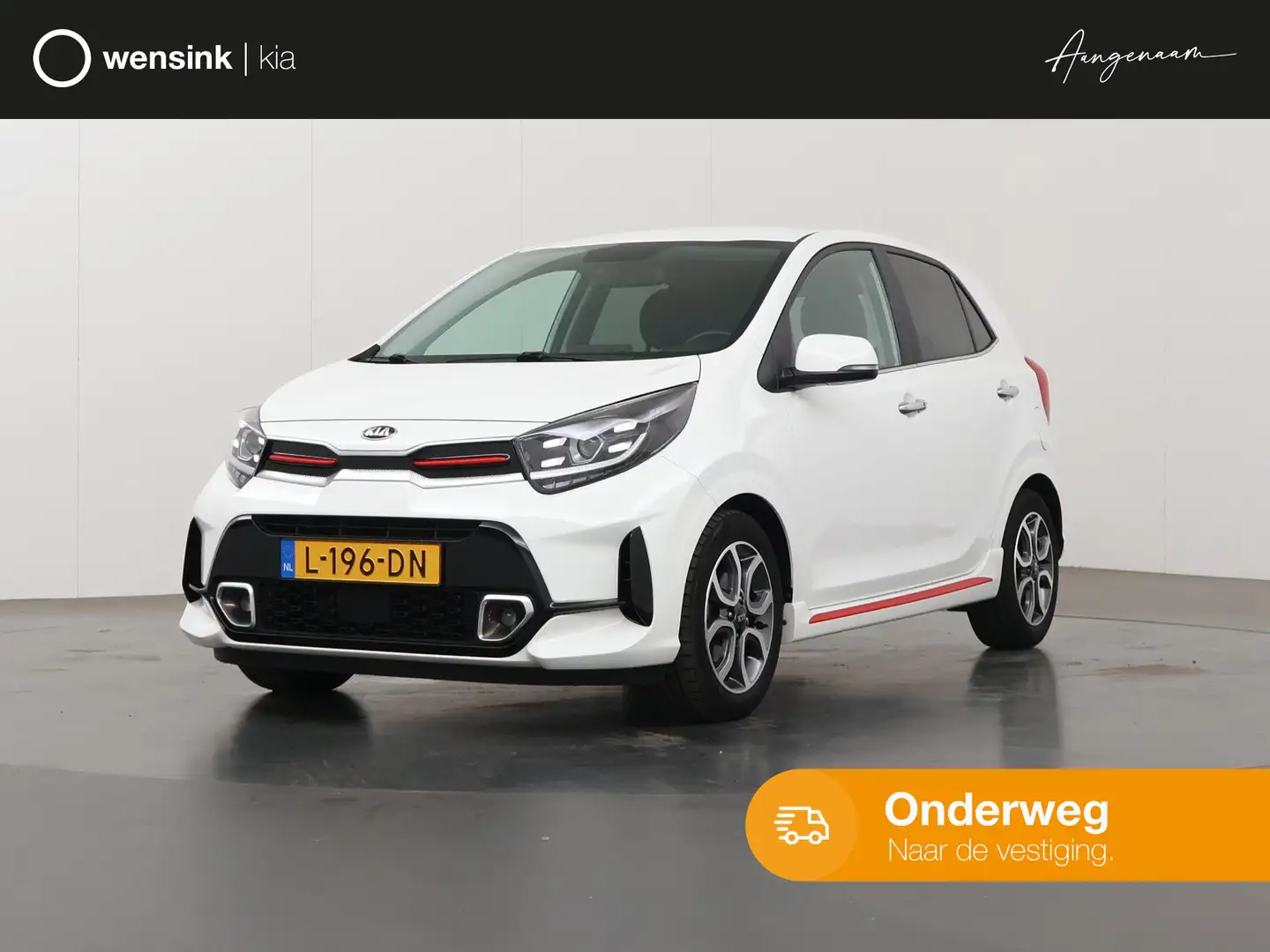 Kia Picanto 1.0 DPi GT-Line | Navigatie | Parkeercamera |Cruis Wit - 1