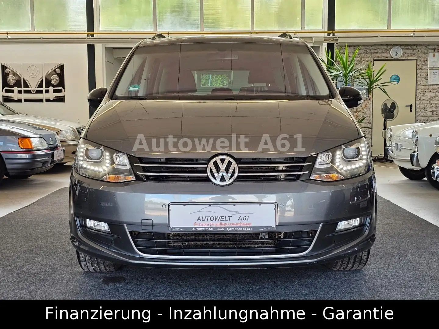 Volkswagen Sharan Match BMT 2.0 TDI LEDER+KAMERA+NAVI+PANO. Šedá - 2