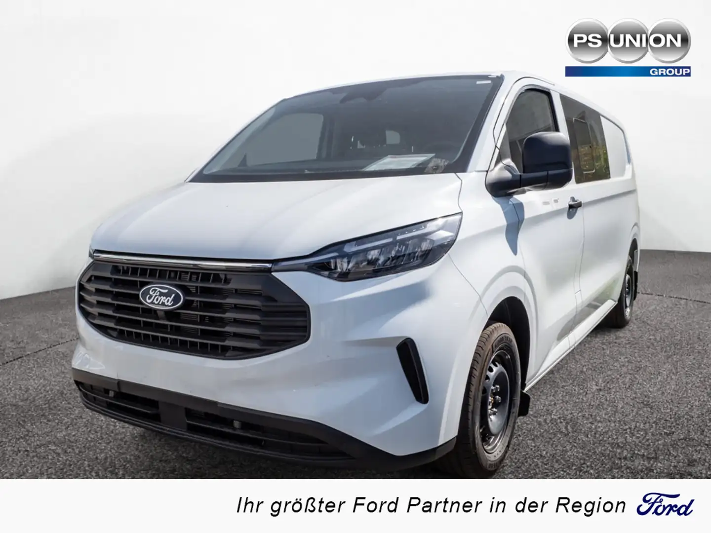 Ford Transit Custom Doka Trend L2 Autom. SHZ LED Blanc - 1