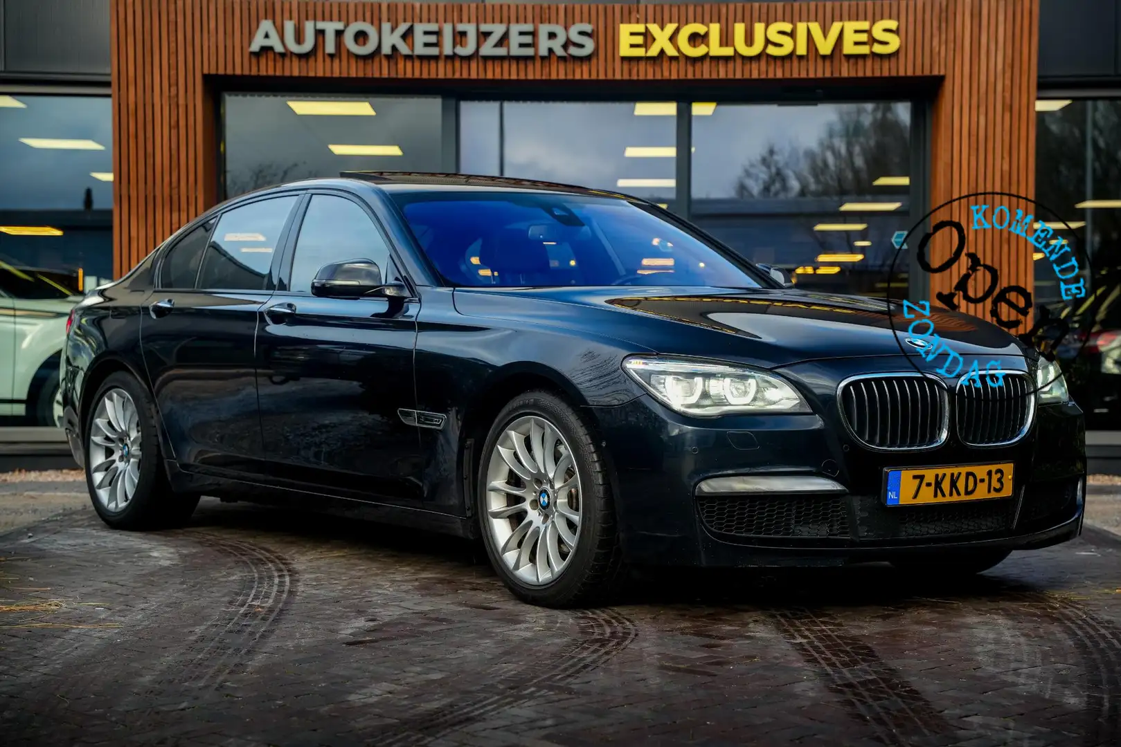 BMW Active Hybrid 7 740i ActiveHybrid High Executive M Pakket Panodak Schwarz - 1