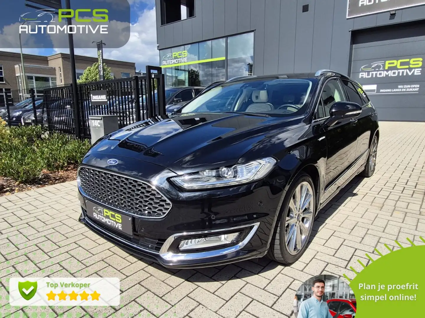 Ford Mondeo 2.0 TDCi Vignale / Automaat / 12M waarborg Zwart - 1