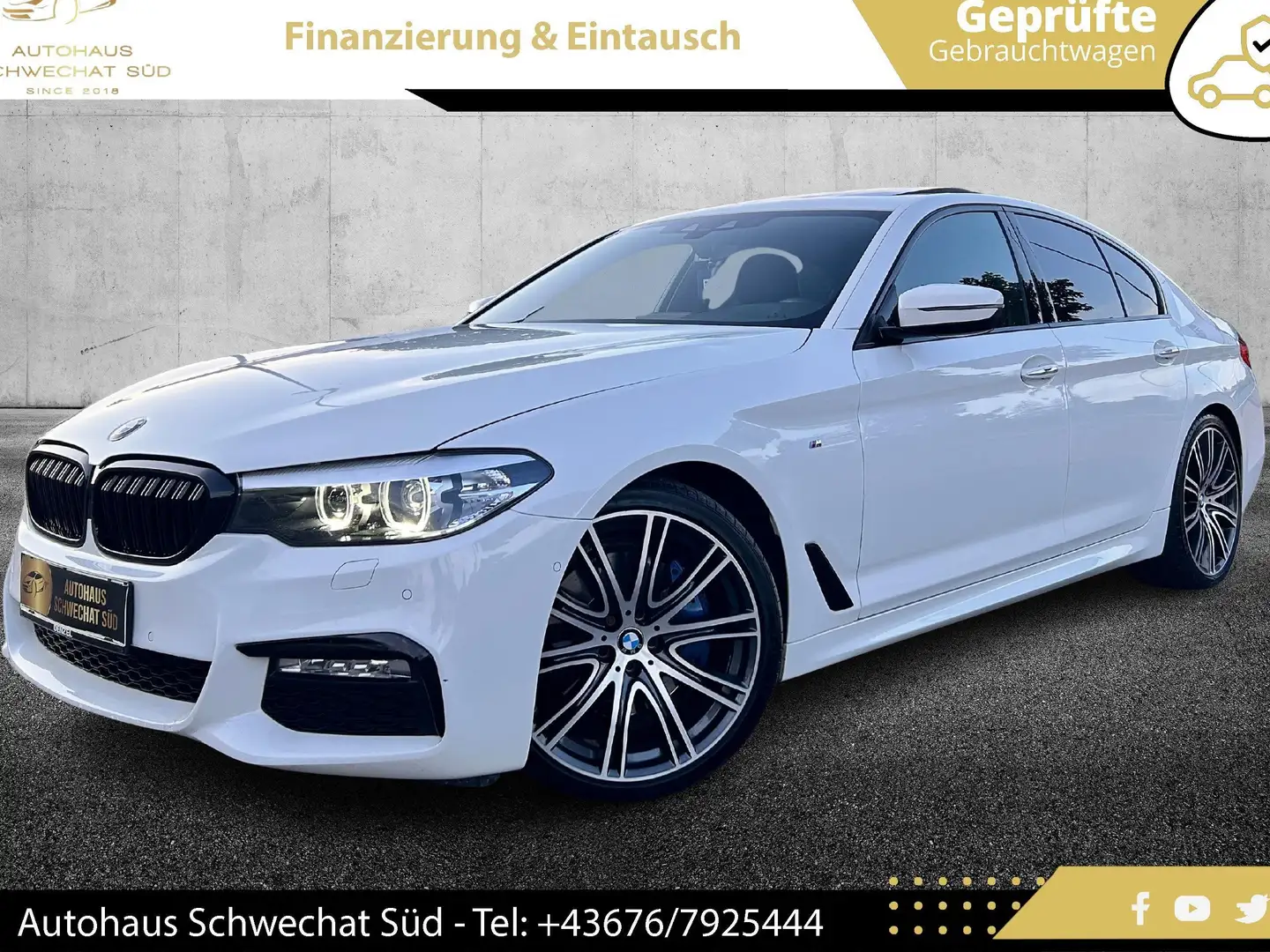 BMW 530 d xDrive M Sport // SCHIEBEDACH // AMBIENTE // Weiß - 1