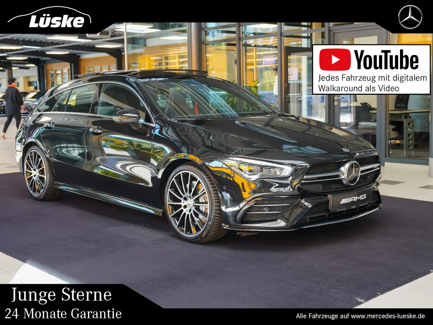 Mercedes-Benz CLA 35 AMG CLA 35 AMG 4M SB Head-up Burmester Panorama AHK Schwarz - 1