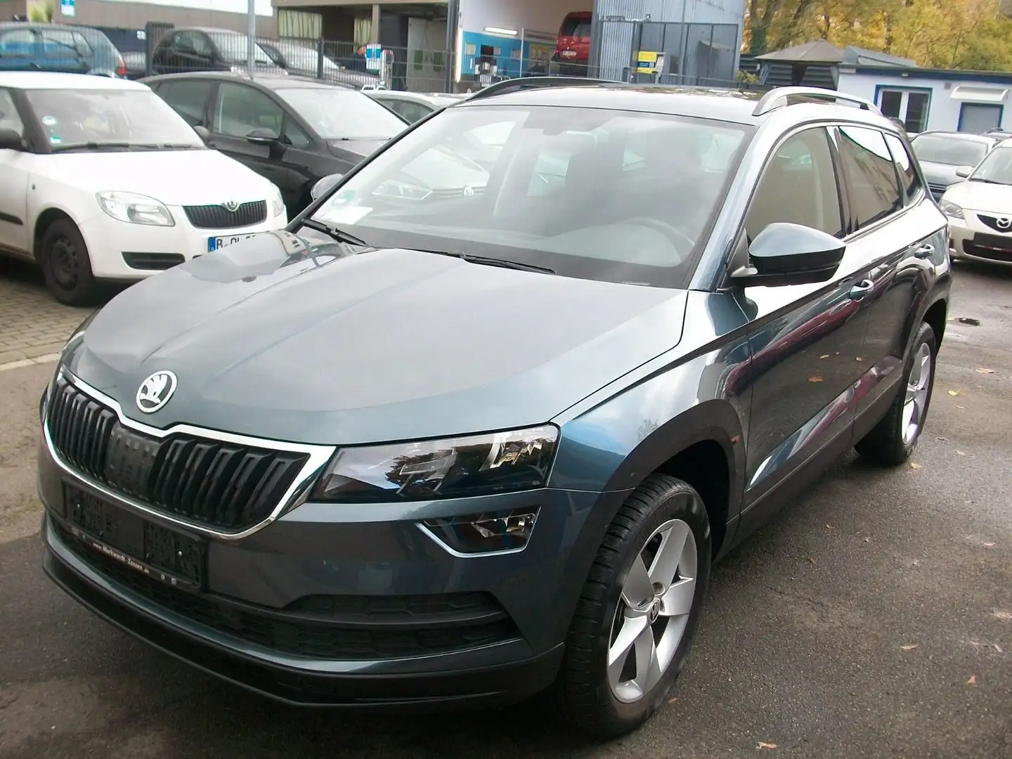 Skoda Karoq 1.5 TSI*Orig14TKM*DSG*Navi*Euro6*Top* Gris - 1
