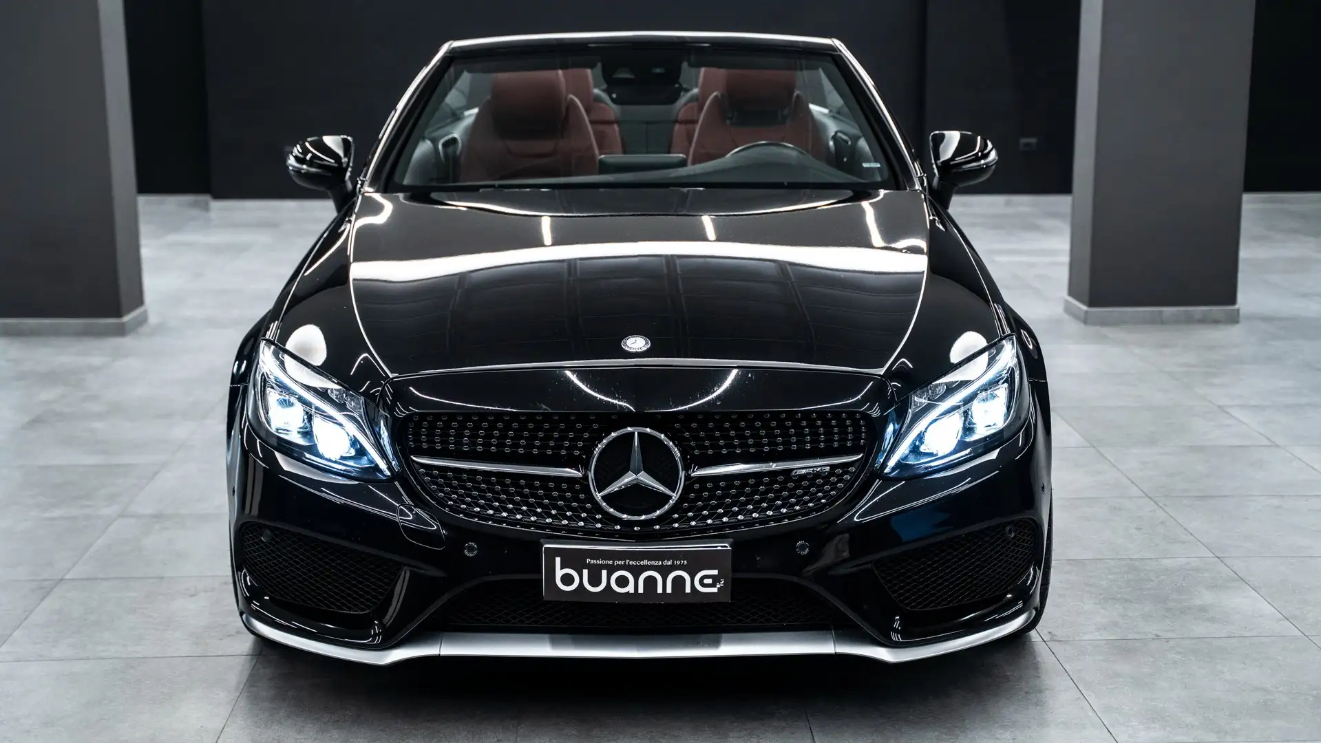 Mercedes-Benz C 43 AMG CABRIO 4MATIC BITURBO BURMESTER SPECIAL INTERIORS Nero - 2