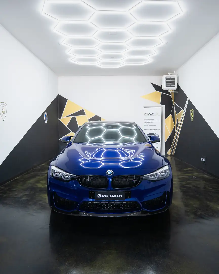BMW M4 M4 Coupe 3.0 CS dkg CARBOCERAMICA Bleu - 2