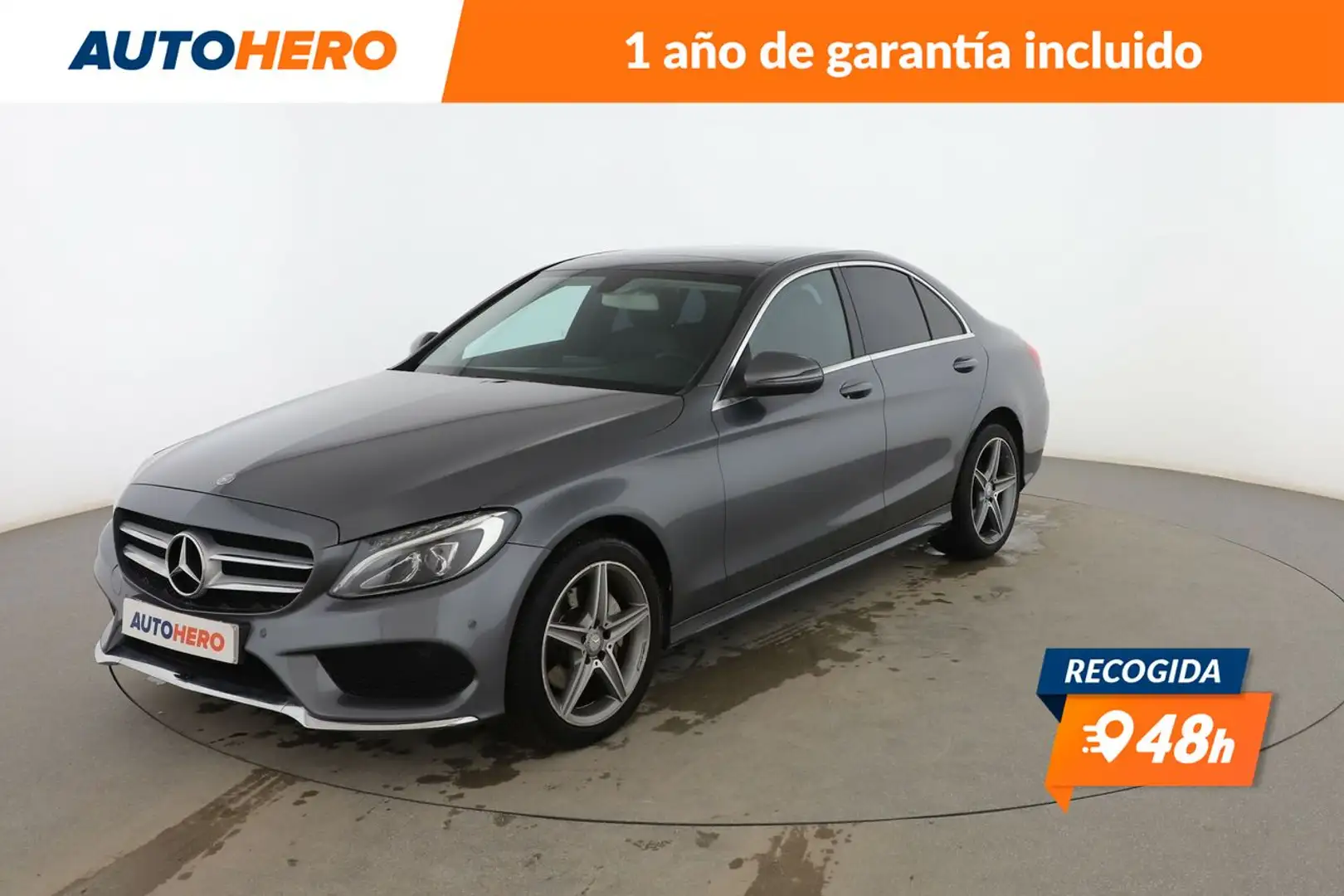 Mercedes-Benz C 200 200d BT AMG Line Gris - 1