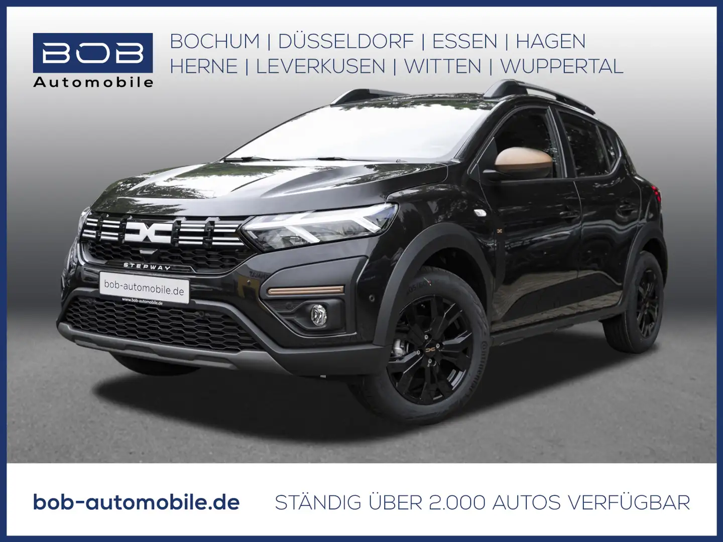 Dacia Sandero Stepway Extreme TCe 90 CVT 8-fach bereift NAV SHZ  crna - 1