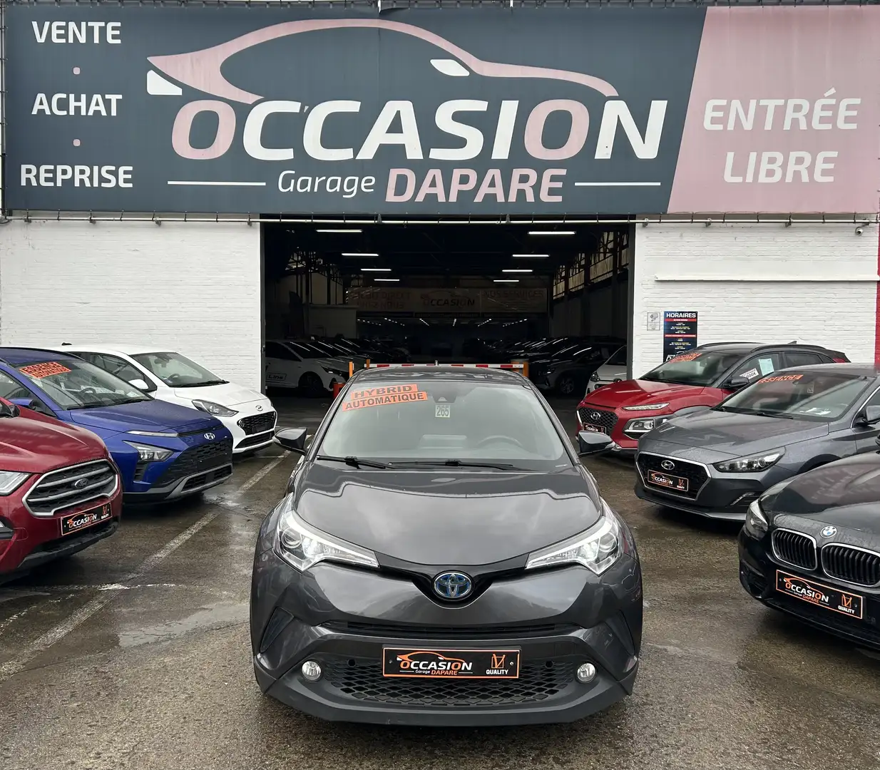 Toyota C-HR Hybrid 1.8i 122CV - GPS - CARNET - Garantie 1 an Gris - 1