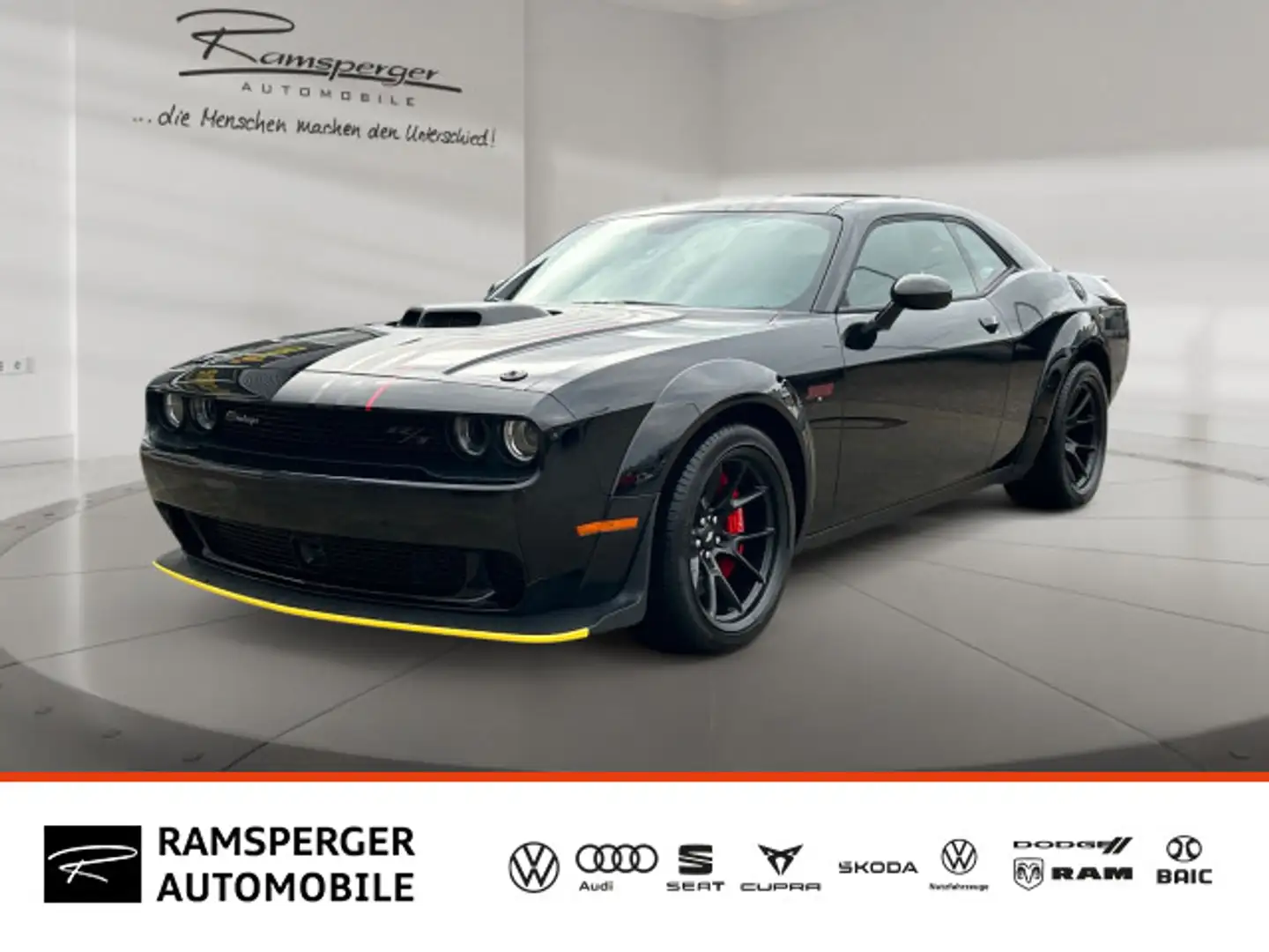Dodge Challenger Scat Pack Widebody 6.4l Shakedown Zwart - 1