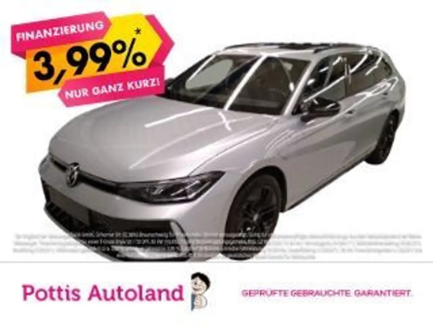 Volkswagen Passat Variant 1.5 TSI eHybrid DSG R-LINE PANO A Silber - 1