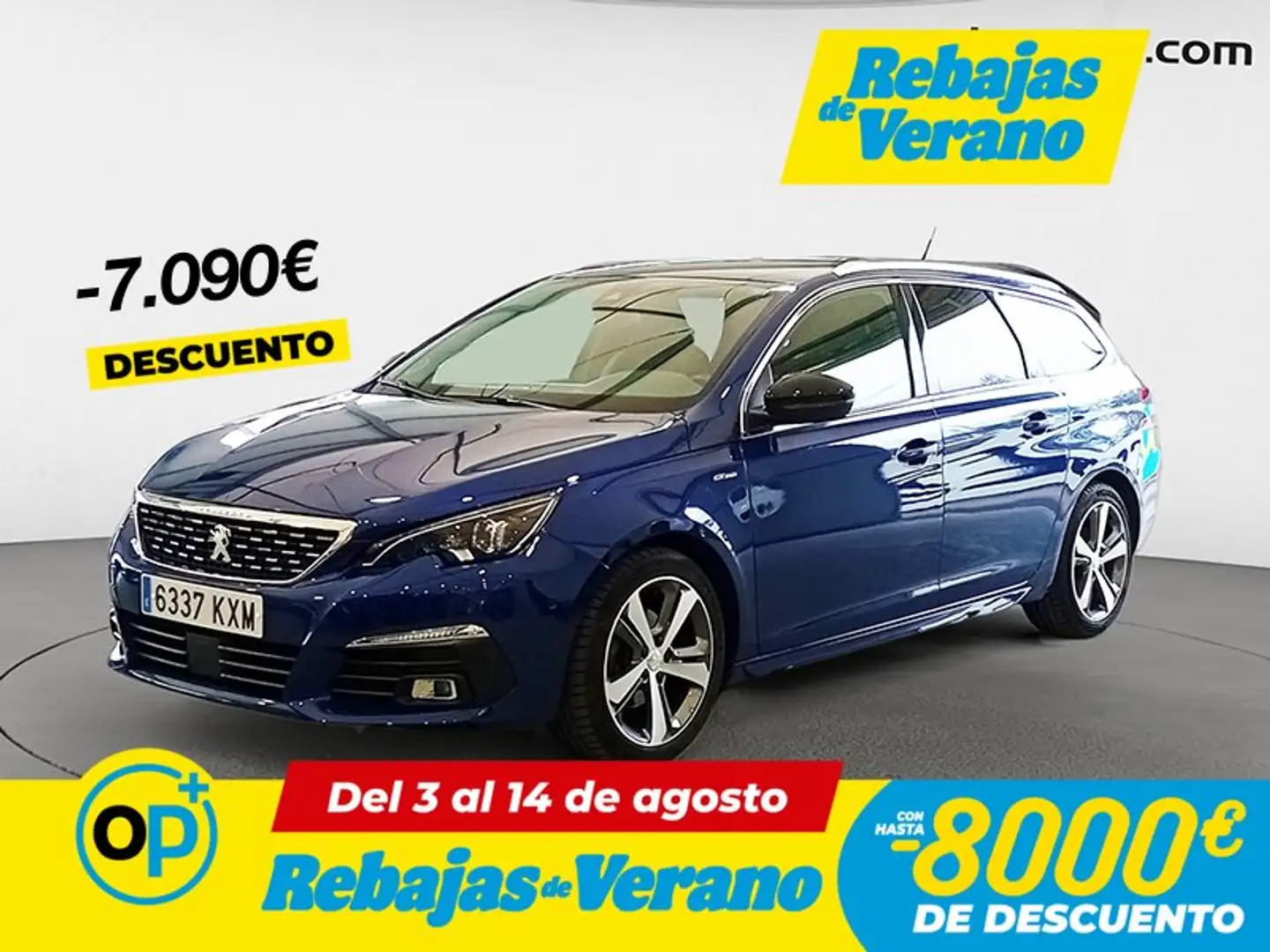Peugeot 308 SW 1.2 PureTech S&S GT Line EAT8 130 Azul - 1