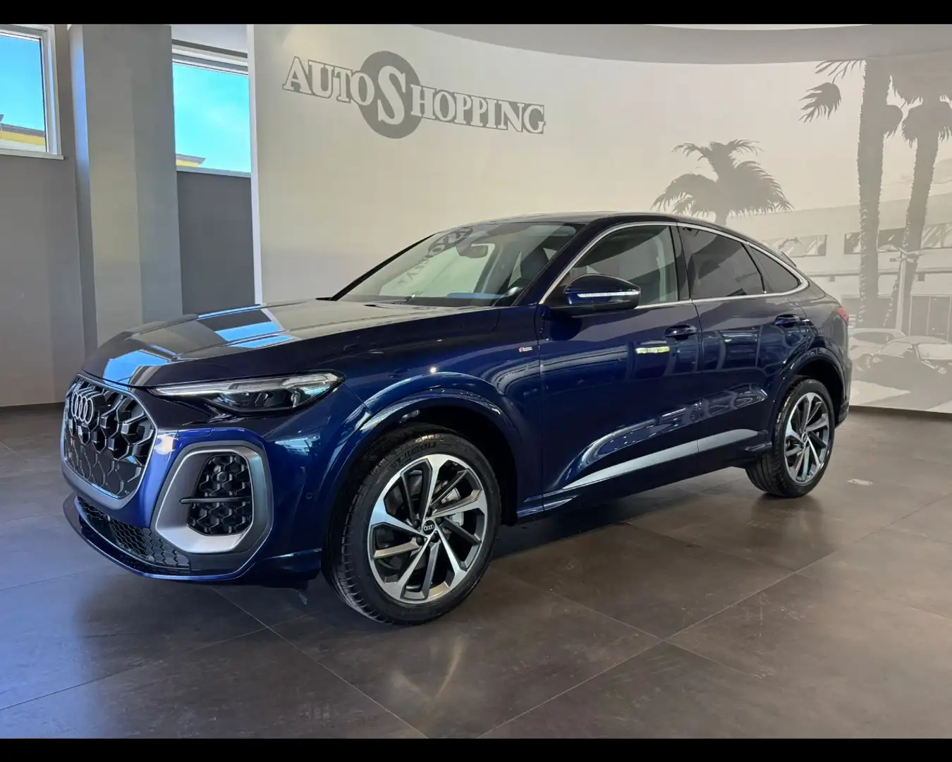 Audi Q5 3ª serie SPB TDI 150 kW mHEV+ S tronic quattro S Blauw - 1